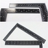 UNIVERSAL 8 X 12'' Roofing Square Dual Marking Right Angle Picture Framing Carpenter Ruler