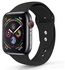 Apple Watch Band (40mm-38mm) Sport Silicone Soft Replacement Band Compatible For Apple Watch Series 4 - (Black)