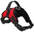 Chest Strap For Dogs Red/Black Large