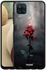 Protective Case Cover For Samsung Galaxy A12/M12 Burning Red Rose