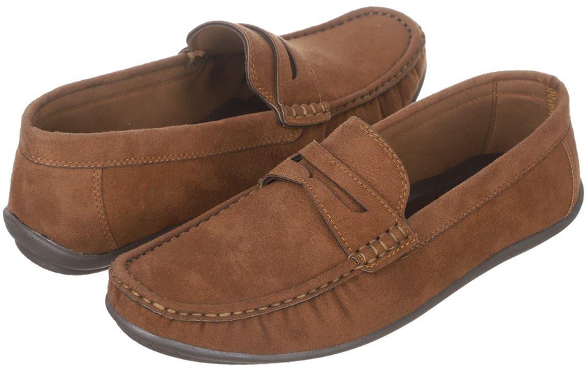 Get Vinitto Suede Slip on Shoes for Men with best offers | Raneen.com