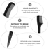 10Pcs Eyelash Comb Set - Portable Teeth Eyebrow Comb for Mascara & Makeup Application,Eye Lashes Separator Tool