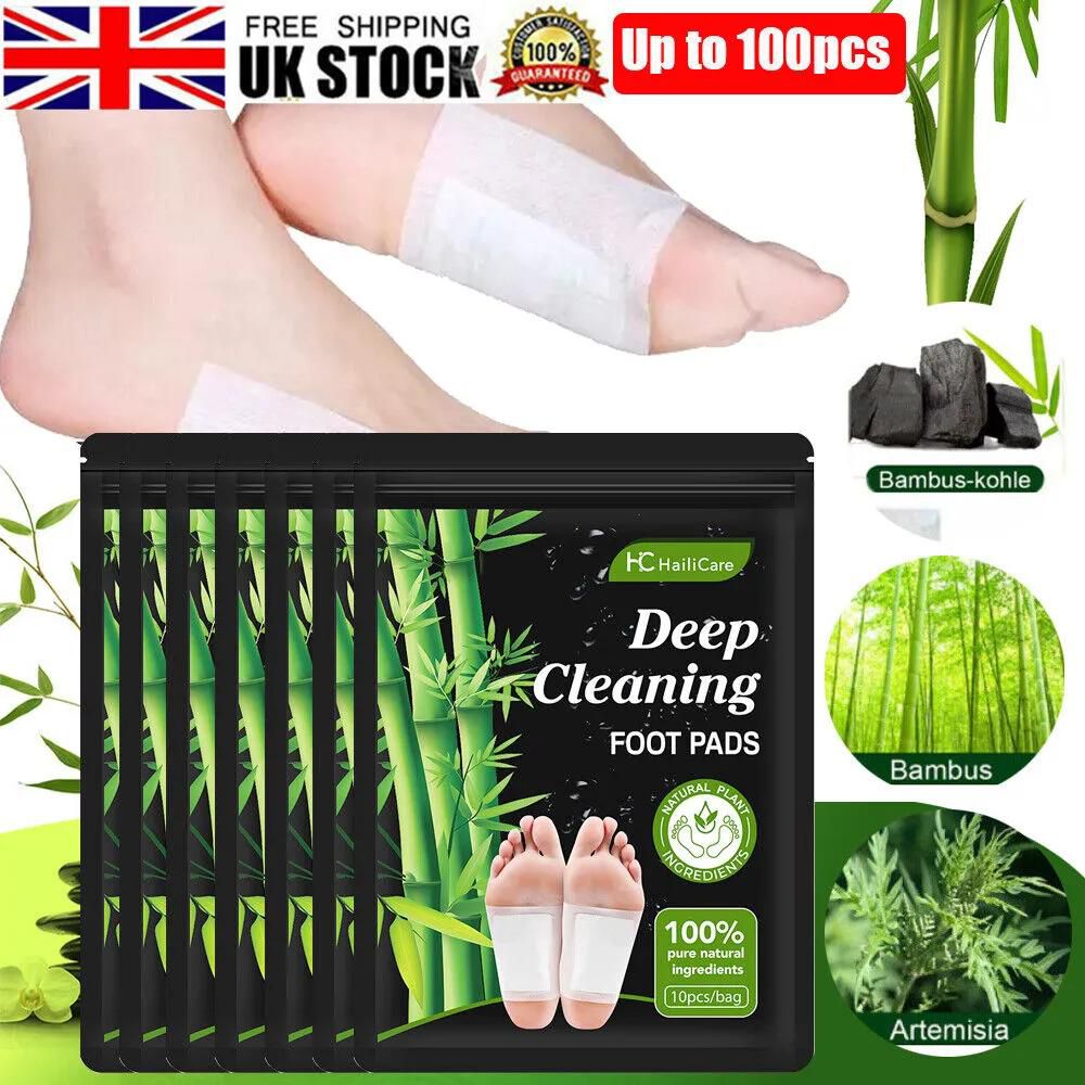 5 Pairs Detox Foot Patches Pads Body Toxins Feet Slimming Deep Cleansing Herbal