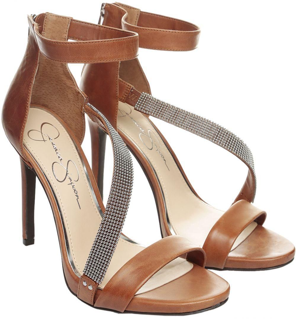 Jessica Simpson JS-RICHELLA Richella Pointed Heels Dress Sandals for Women - Light Brown, 8.5 US