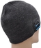 Ice cap Beanie with Built-in Removable Headphones - Dark Gray