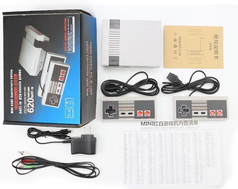 وحدة تحكم لعبة التلفزيون الكلاسيكية الرجعية NES المدمج في لعبة 620