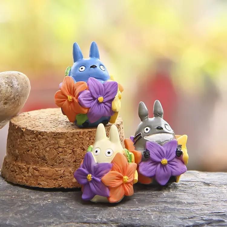 Jili cat petal Wrap Totoro Hand DIY Landscaping Doll