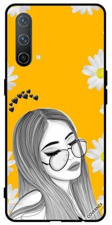 Protective Case Cover For Oneplus Nord CE 5G Love Imaginations Of Glasses Girl