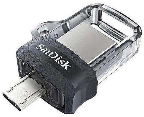 Sandisk Ultra Dual USB m3.0 OTG 16GB Flash Drive for Android Smartphones Black