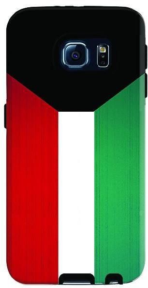 Stylizedd Samsung Galax S6 Premium Dual Layer Tough Case Cover Matte Finish - Flag of Kuwait