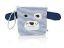 Nikiani My First Snack Buddy Cotton Insulated Snack Bag - Scout Doggy Blue and White Stripe