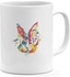 Floral Rabbit Coffee Mug Multicolour