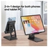 Flexible Desk Tablet and Mobile Phone Stand Holder White