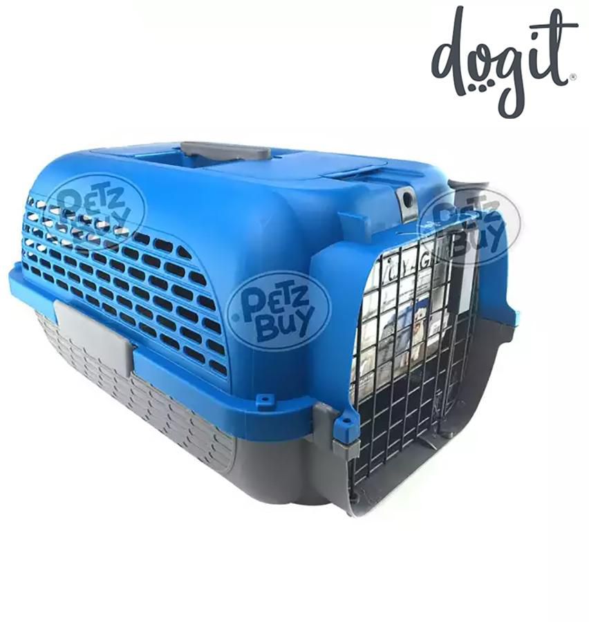Dogit Voyageur Dog Carrier - Dark Blue/Charcoal - Small