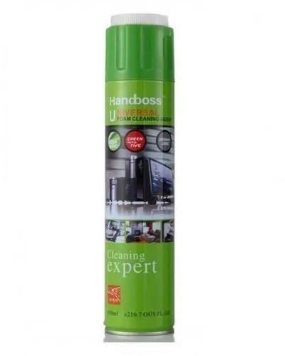 Handboss Universal Foam Cleaning Agent The Handboss Universal Foam Cleaning Agent contains a natural surface active agent with fast penetration and