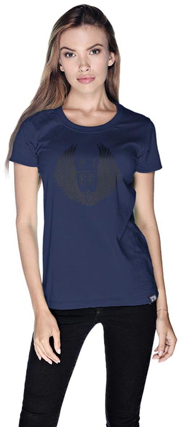 Creo Al Ain Route T-Shirt For Women - S, Navy Blue