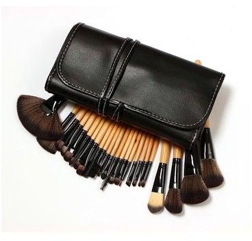 24-Piece Professional Makeup Brush Set With Bag