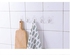 5 خطافات حائط ذاتية اللصق لا تترك أثرا قابلة لاعادة الاستخدام مقاومة للماء والزيت وشفافة لاصقة للمطبخ وغرفة المعيشة وغرفة النوم، بولي فينيل كلورايد، ابيض
