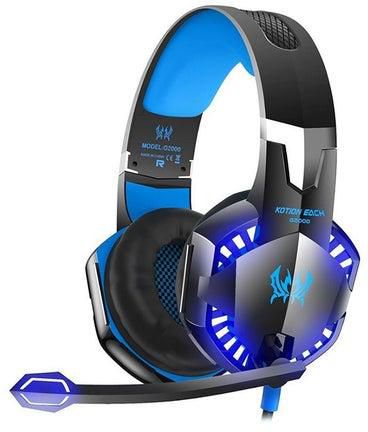 Over-Ear Stereo Gaming Headphones With Mic, LED Light