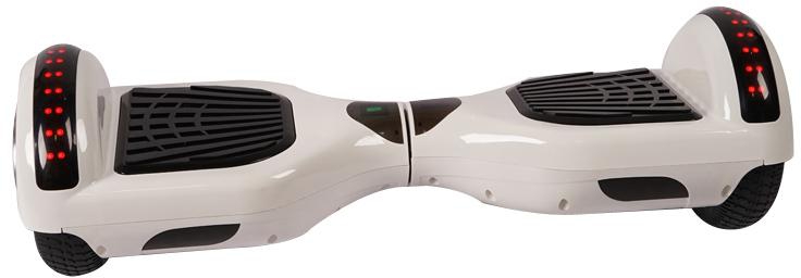 Crony D1 plus Smart Two Wheel Self Balancing Electric Scooter with light white color