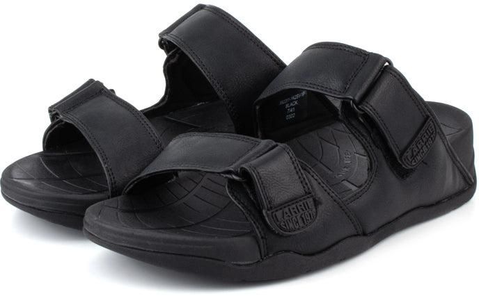 LARRIE Men's Outdoor Adjustable Strap Sandals - 8 Sizes (Black)