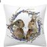 Generic Bunny Pillowslip Easter Chick Flower Pattern Pillowcase Easter Decoration