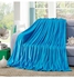 Solid Color Soft Blanket Cotton Blue 200x230centimeter