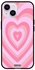 Protective Case Cover For Apple iPhone 14 6.1" 2022 Pink Heart