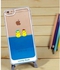 Generic IPhone 6/6S Cover Blue Liquid Swimming Yellow Lovely Duck Transparent Clear Hard Case