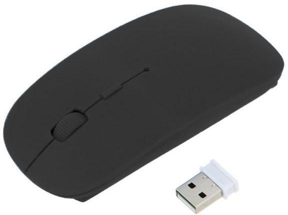 Portable Creative Mini Ultra Slim Cute Wireless Bluetooth Mouse 2.4G Receiver L