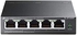 TP Link TL SF1005P Desktop Switch with 4 PoE Ports @56W, Plug & Play, Sturdy Metal with Shielded Ports, Fanless, Limited Lifetime Protection, Traffic Optimization, Unmanaged, 5-Port 10/100 Mbps