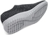 konhill Women's Comfortable Walking Shoes - Tennis Athletic Casual Slip on Sneakers, 2122 Dark Grey/Grey, 9.5