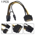 15Pin SATA Male To 8pin(6+2) PCI-E Male Video Card Power Supply Adapter Cable