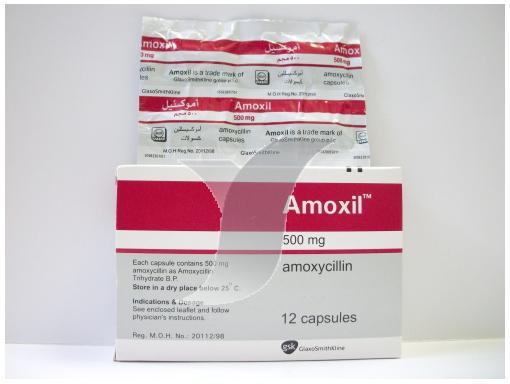 AMOXIL 500MG 12/CAP
