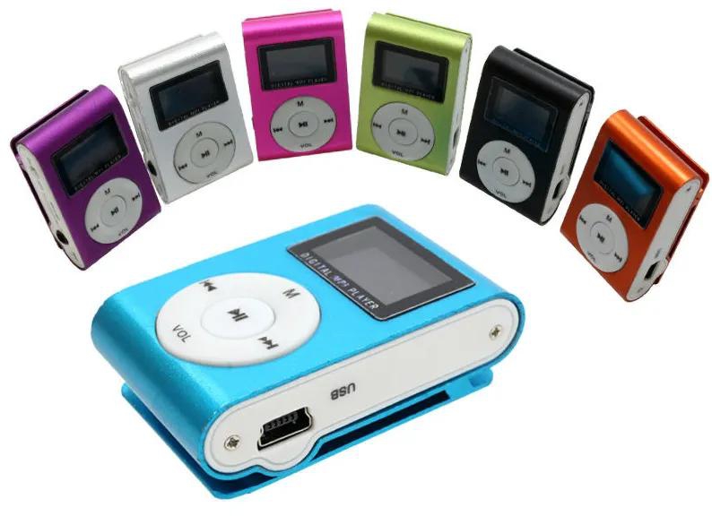 Mini MP3 Player Portable Clip MP3 Music Player With LCD Screen Support 32GB Micro SD TF Card Fashion Sport Music Player Walkman