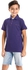 Ted Marchel Boys Basic Classic Polo Shirt - Dark Purple