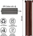 Yofuhope adjustable under door draft stopper sound proof noise reduction (brown)