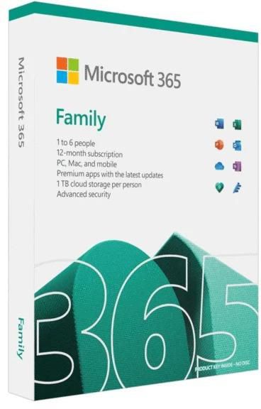 Microsoft Office 365 Family English Subscription 1 Year Africa