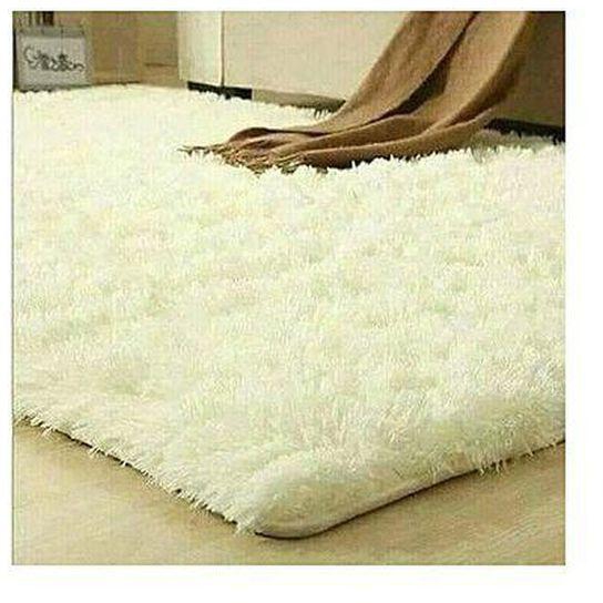 Soft Fluffy Carpet - 7x10 White