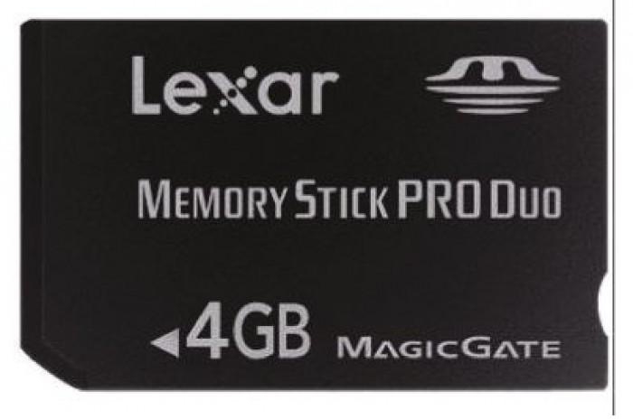LEXAR LMSPD4GBBBEU MEMORY STICK PRO DUO  4GB