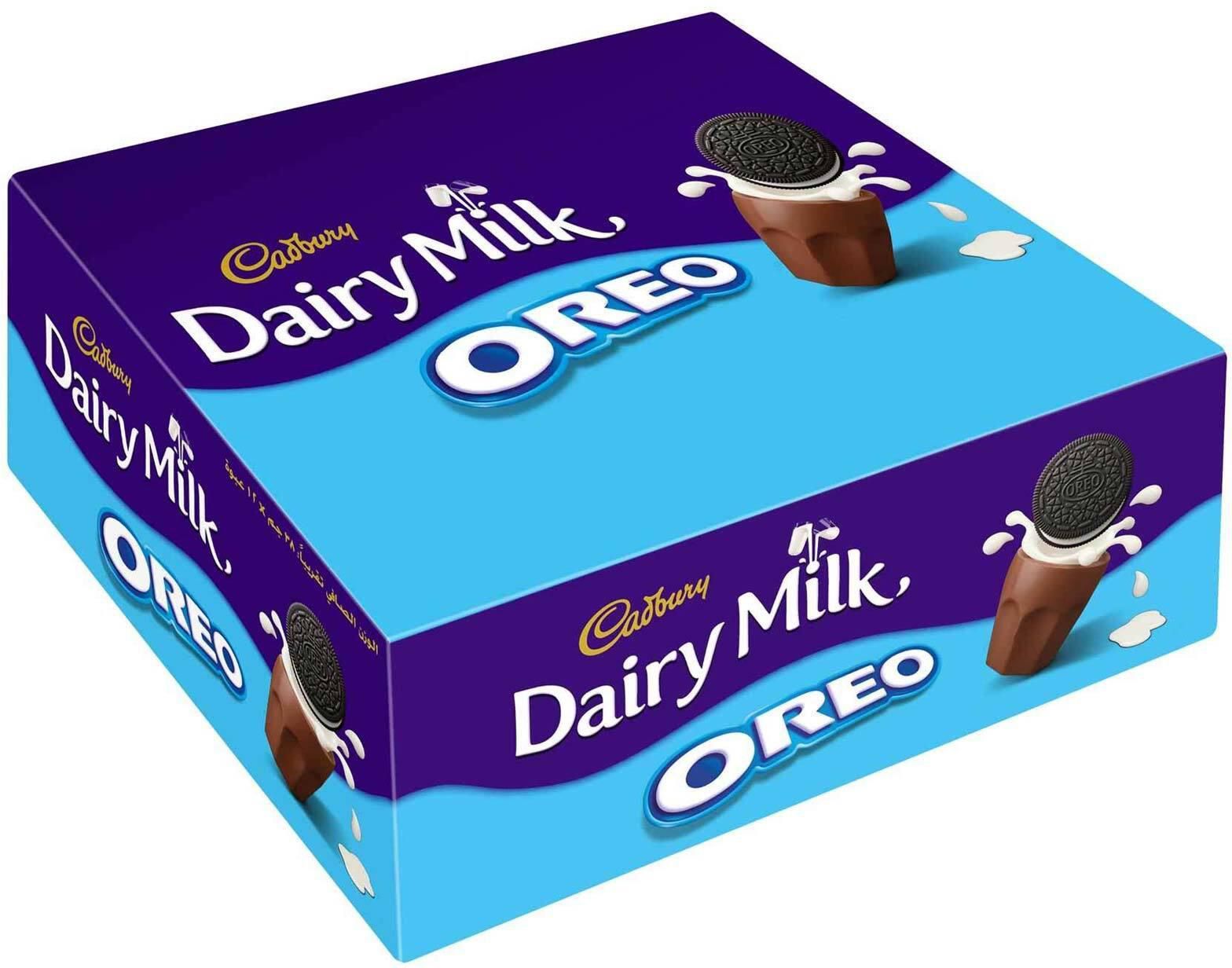Cadbury Dairy Milk Oreo Chocolate - 35 gram - 12 Pieces