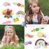 Lekespring Baby Girls Hair Clips, Colorful Hair Rainbow Accessories, Flower Rainbow Candy Fruits Butterfly Cute Hair Clips for Infant and Toddlers(56 PCS)