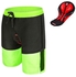 3-Piece Polyester Short With 3D Gel Padding And Quick Dry Loose-Fit Bicycle Shorts L