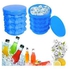 Ice Cube Maker Genie Silicone Ice Bucket Makes