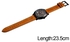 CURREN 8139 Unisex Stylish Quartz Analog Watch with Leather Strap
