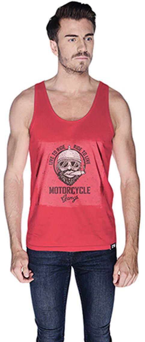 Creo Motorcycle Gang Bikers  Tank Top for Men - M, Pink