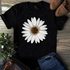 Fashion White Flower Tshirt
