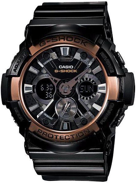 Casio G-Shock for Men - Analog-Digital Resin Band Watch - GA-200RG-1A