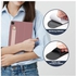 Stretch Cloth Pen Case for Apple Pencils, Durable Elastic Portable Pen Holder, 6 Sticky Sleeve Pockets for iPad 8.3/9.7/10.2/10.5/11/ 12.9 Inch (Black+Pink)