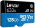 Lexar High Performance microSDHC with Adapter 633x 128GB UHS-I Black/Blue